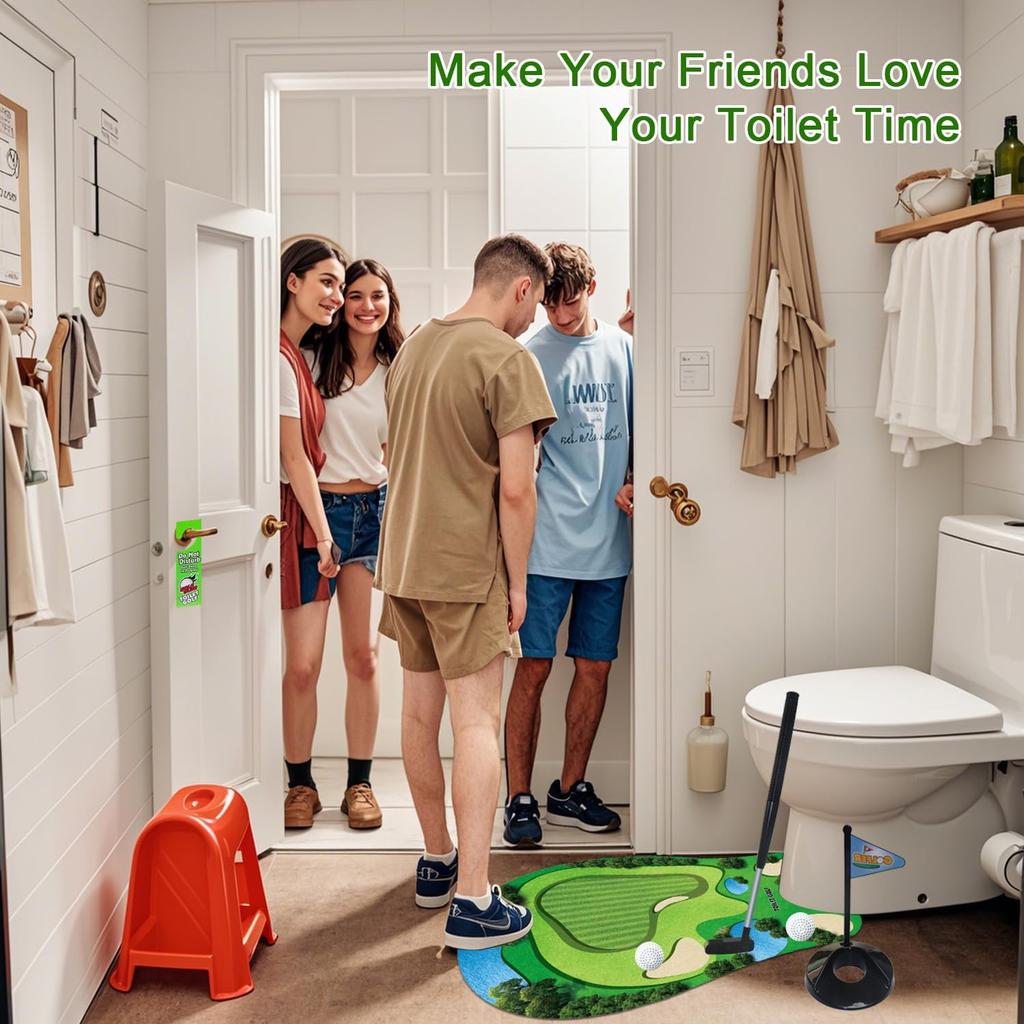Toilet Golf Scene Leisure Entertainment Sports Toys