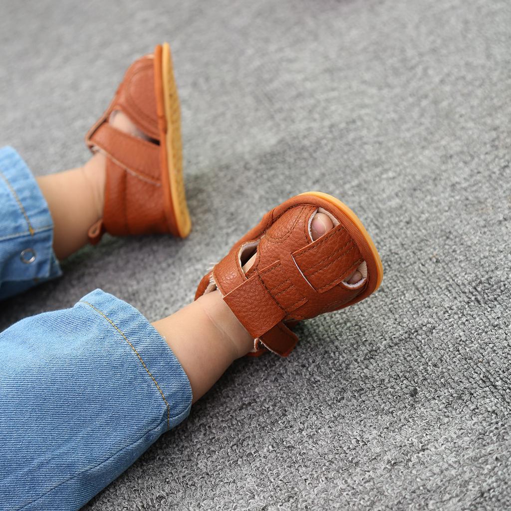 MYGGPP Sandálias de bebê primavera e verão sapatos de bebê sola macia antiderrapante sapatos para crianças de 0 a 1 ano recém-nascido