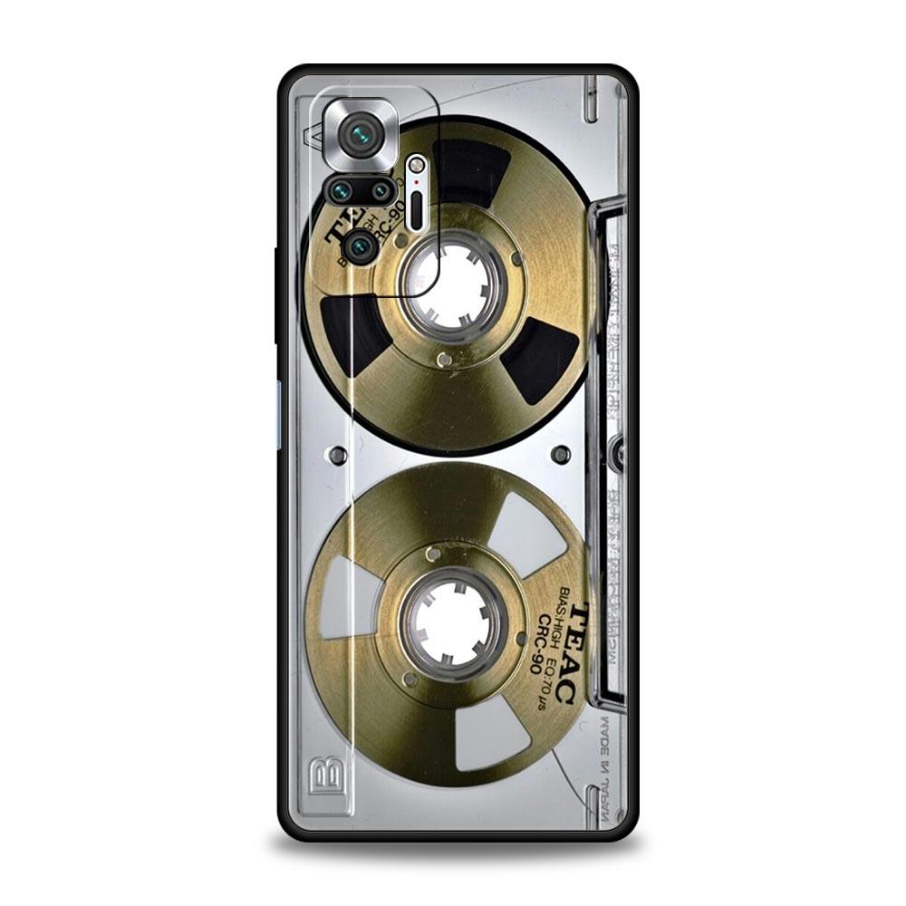 Handyhülle für Xiaomi Redmi Note 14 13 12 5G 9S 10 11 Pro Plus 4G 9T 14C 13C 12C 10C 9C 9A Hülle Retro Vintage Altes Kassettenband