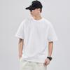 Men Color Block Drop Shoulder Short Sleeve T Shirt Casual Loose Fit Summer Top