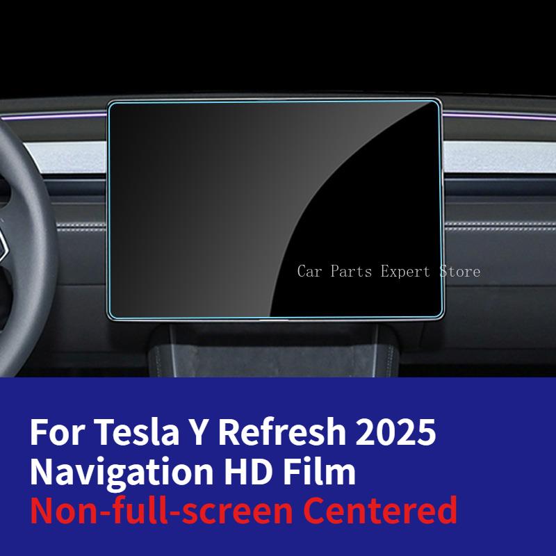 For Tesla Model 3/Y/S/X Refresh Car Central Control Navigation Screen Tempered Glass Film Protector Trument Protective Films