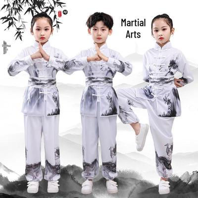 Kinder Wushu & Tai Chi Aufführungsanzug - Perfekt für Chinesische Kung Fu Fächervorführungen von Kindergarten- bis Mittelschülern.