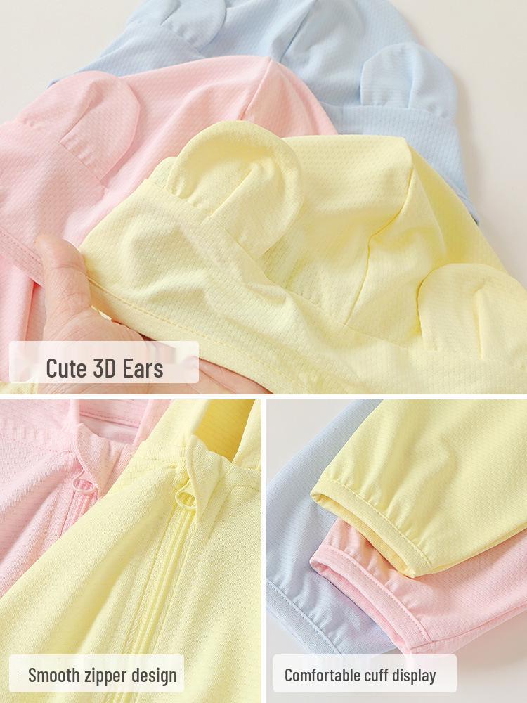 Children's Hooded Sun Protection Jackets - Baby & Kids' Summer Casual Tops