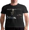 Men's Mans Miles Davis Kind of Blue Music Band T Shirt Black