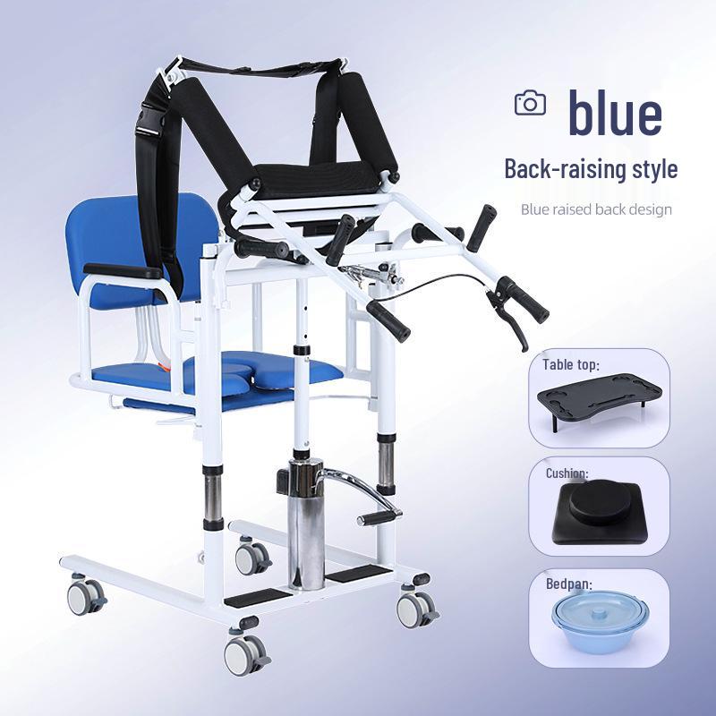 Hydraulic Lift: Multifunctional Assistive Device for Paralyzed Elderly – Aids in Standing, Toileting, and Clothing Adjustment
