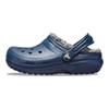 Classic Lined Casual Comfortable Warm Clogs Kids Clogs Deep-Blue Charcoal 207010-459