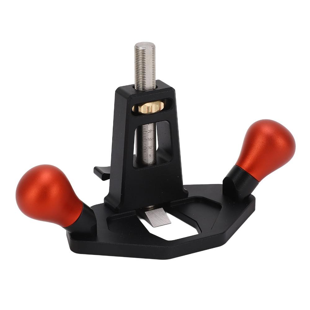 Quick Adjust Depth Woodworking Router Plane Depth Stop Trimming Plane Grooves Cutting