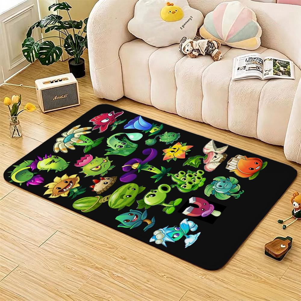 Plants Vs Zombies Carpet Living Room And Bedroom Mats Floor Mats Doormat Office Chair Cushion Room