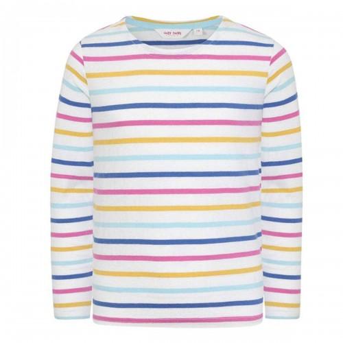 Lazy Jacks Girls Striped Breton Long-Sleeved T-Shirt