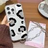 Bracelet Chain Phone Case For iPhone 17 16 15 13 14 for 17Air 17 12 14 16 Pro 17 14 16 Pro Max Sparking Diamond Cute Pattern Hard Cover With Lanyard