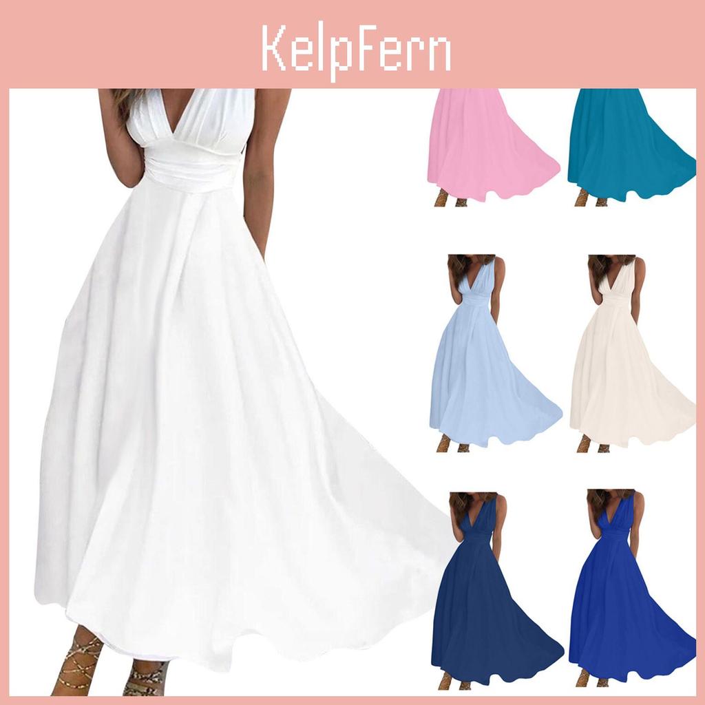 Long Maxi Dress Womens Dress Casual Dress Swing Dress A Line Dress Floral Fashion Streetwear Outdoor Daily Date Print Sleeveless V Neck Dress