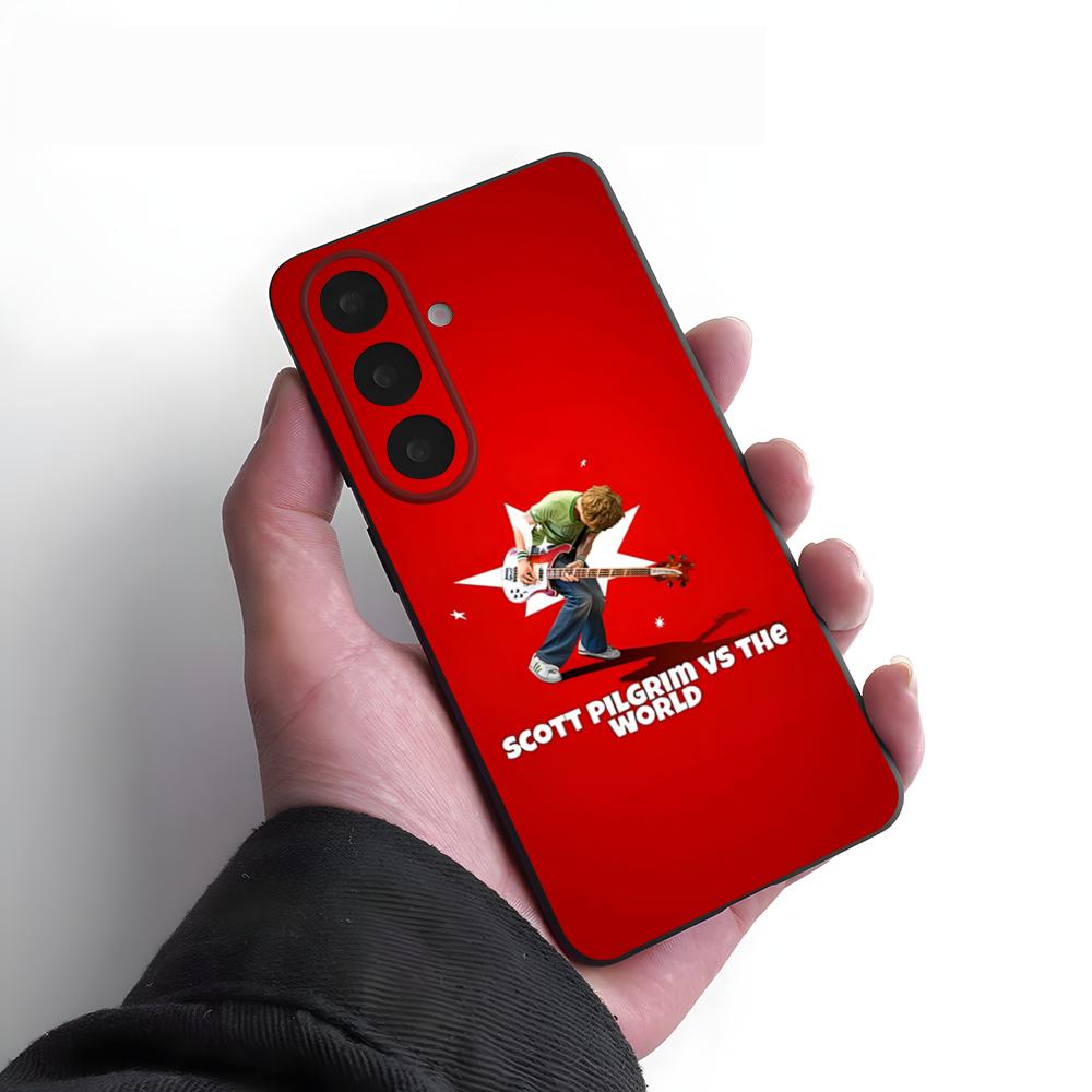 

S-Scott Pilgrim Phone Case For Samsung A25 A13 A33 5G A54 A36 A35 A56 A52 A14 Shockproof Soft Cover Samsung A24 4G