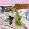 Cute Animal Plush Crocodile Doll With Pp Cotton Filling For Bag Decoration