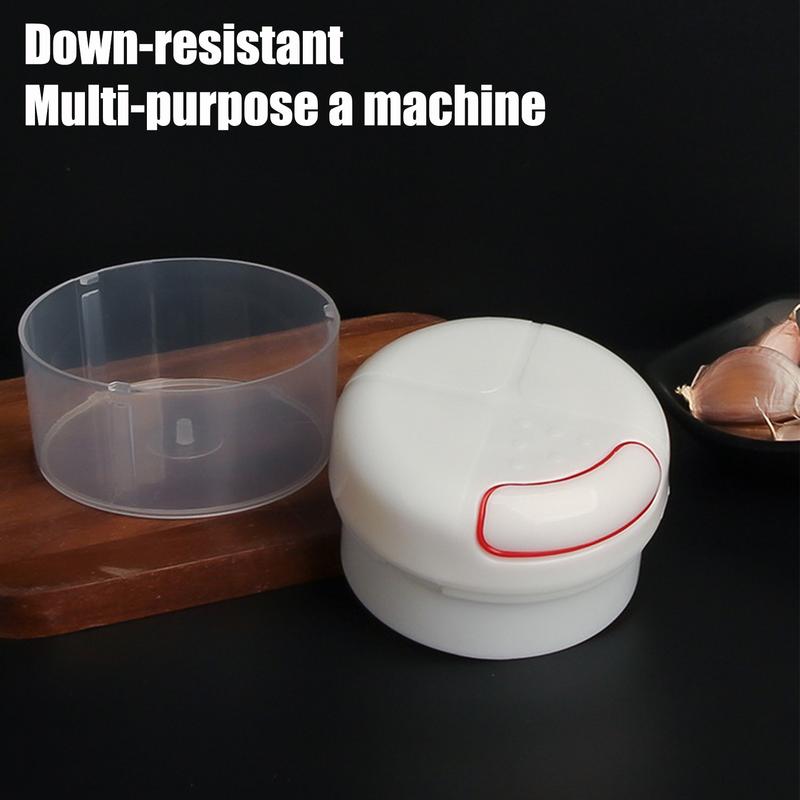 Portable Mini Garlic Puller Manual Garlic Chopper Rotate Garlic Press Crusher Vegetable Onion Cutter Kitchen Cooking Accessories