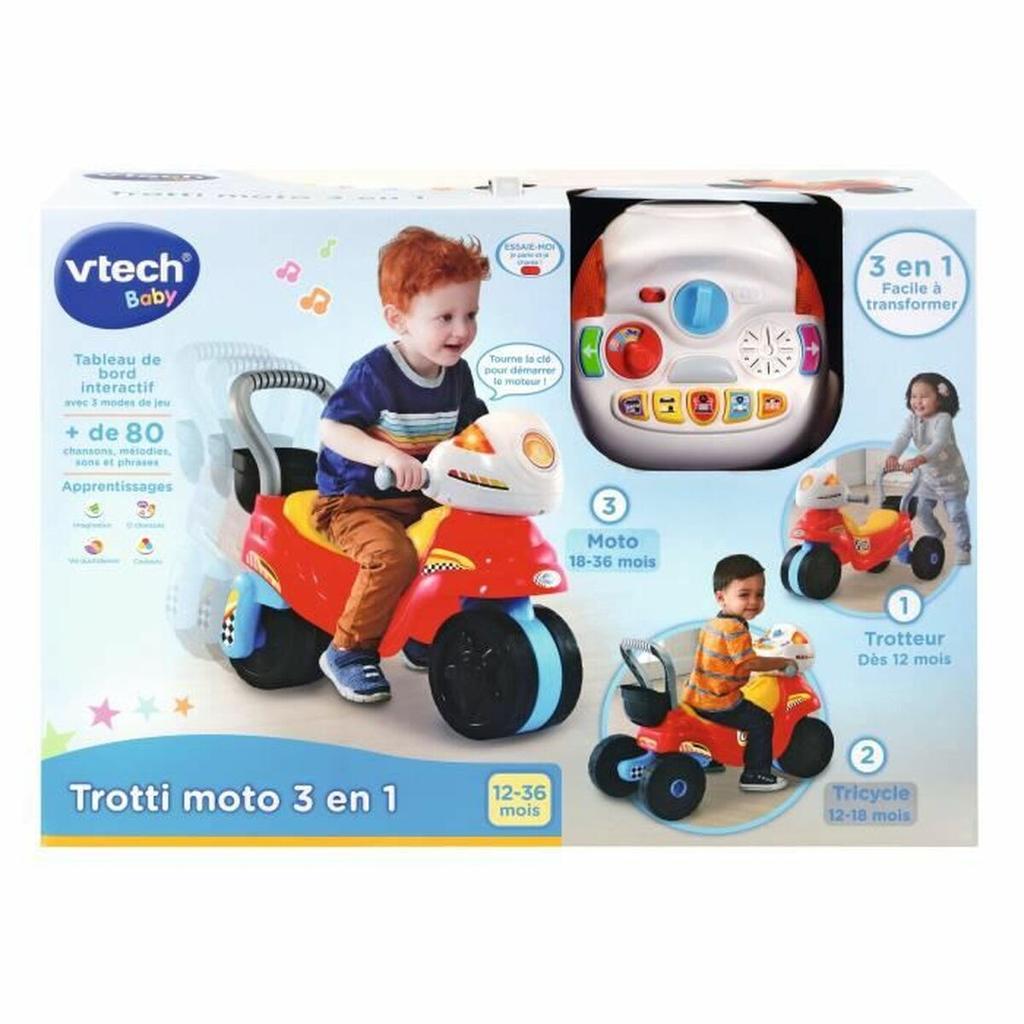 Vtech Baby Trotti Moto 3 in 1 Dreirad (EN)