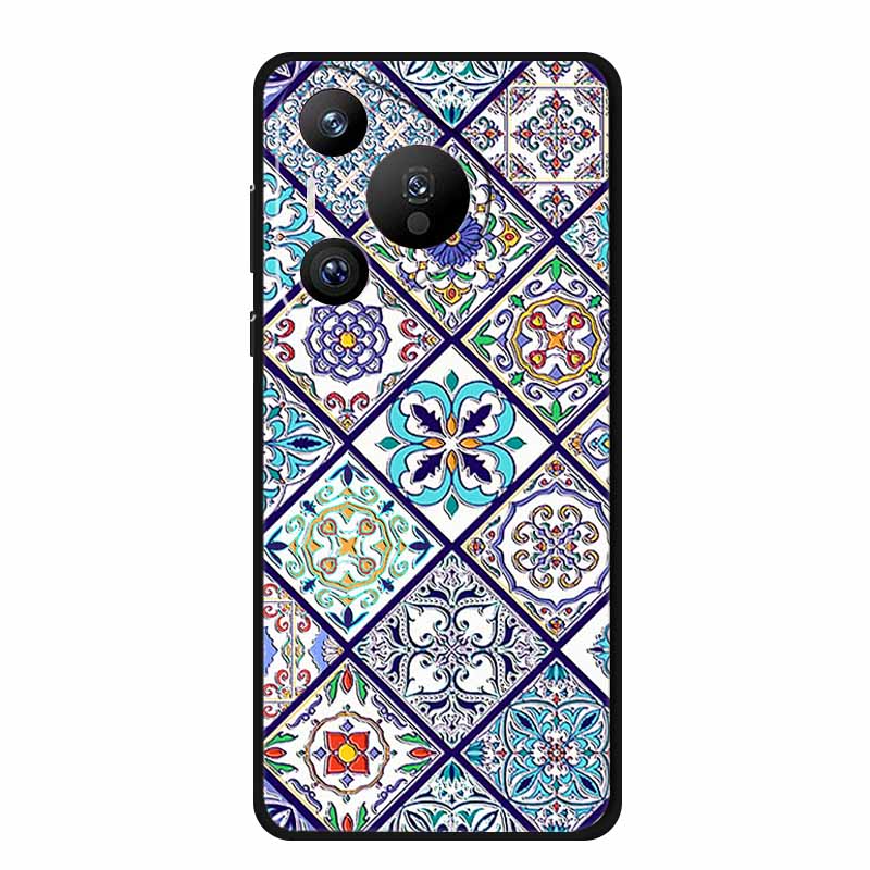 3D Emboss Case For Honor 400 Pro Phone Case Flower Shockproof Silicone Soft Coque For Honor400 Pro Back Cover Case 400Pro Funda