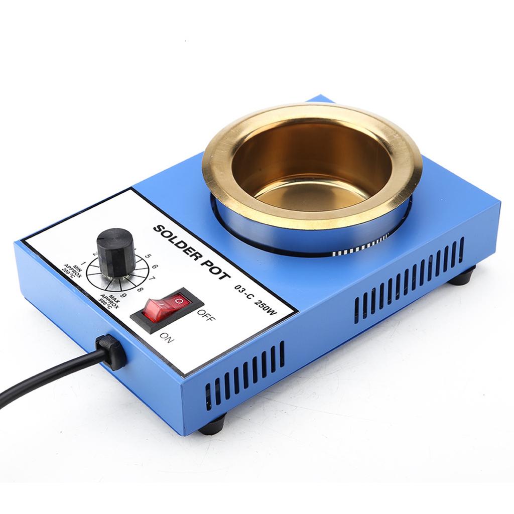 100mm Solder Pot Soldering Pot Desoldering Bath EU Plug