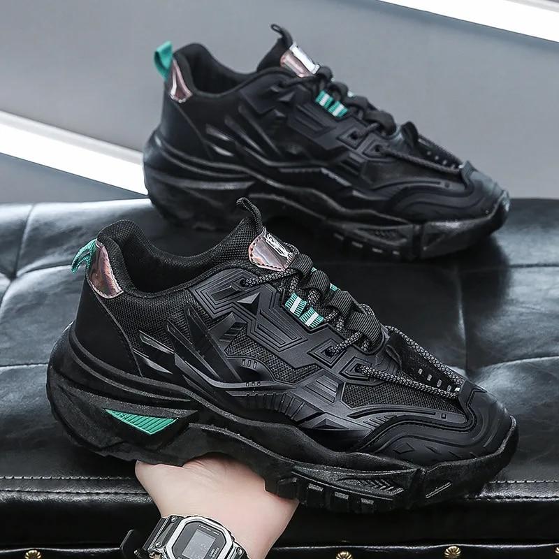 Men's Shoes New Men Casual Shoes Designer Chunky Sneakers for Men Outdoor Comfortable Light Soft Hard-Wearing Running Shoes