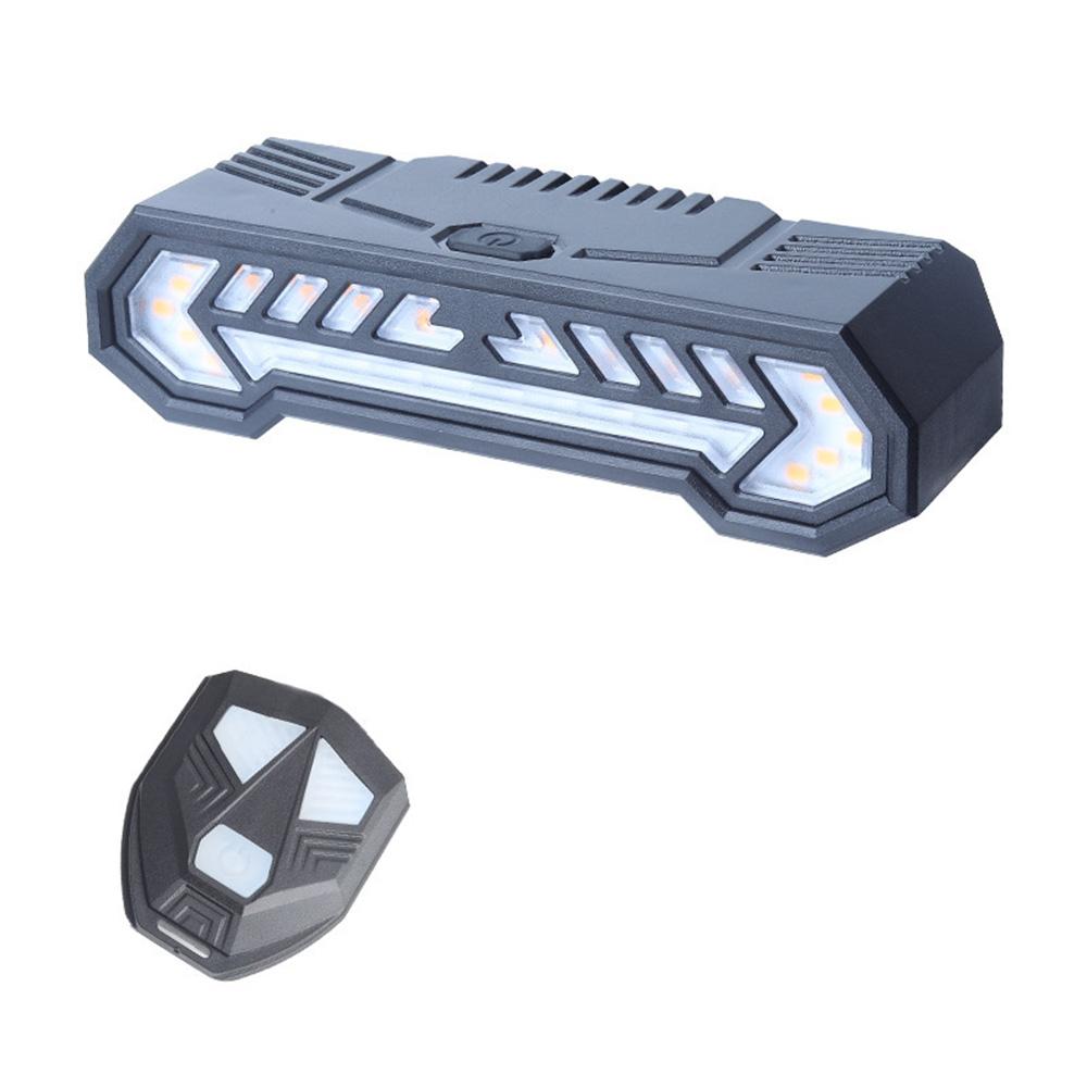 Bike Tail Light with Turn Signals Wireless Remote Control Waterproof Bicycle Rear Light Back USB Rechargeable Cycling Taillight Turn Signal Tailligh