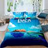 3D Printed Cute Disney Luca Duvet Cover and Pillowcase Set - Home Decor, Creative Plus Size Bedding Set