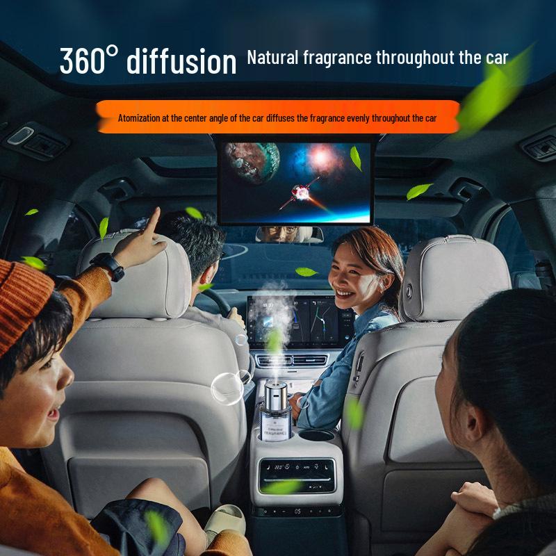 High-End Car Aroma Diffuser Spray: Interior Perfume & Odor Removal Air Freshener
