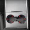 For Tesla Model 3 Tesla Model Y Interior Cup Holder Central Console Water Bottle Organizer TPE Accessory Car Storage Compatible Cup Holders 5