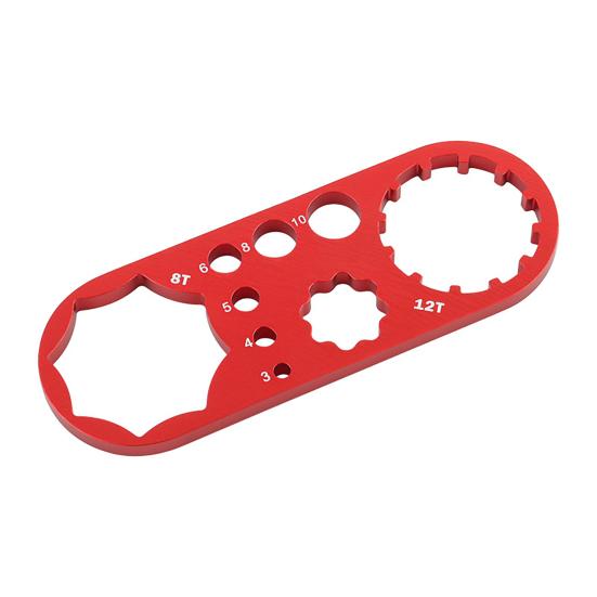 Bike Front Fork Wrench Heavy Duty Aluminum Alloy MTB Road Mountain Bicycle Suspension Fork Top Cover Removal Spanner Bike Repair Tools