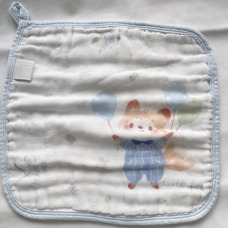 Soft Cotton Baby Face Washcloth & Hanging Bib