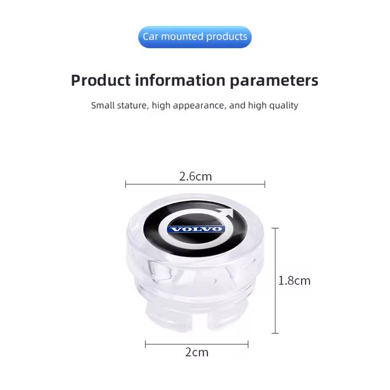 For Volvo XC90 XC60 V50 S60 V70 V60 V40 S90 olestar AWD XC40 S80 T6 V90 Car Cigarette Lighter Cover DustProof Decoration Cap