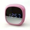 New creative mirror clock multi-functional alarm clock LED makeup mirror electronic clock dual-purpose power supply mirror clock 0708L