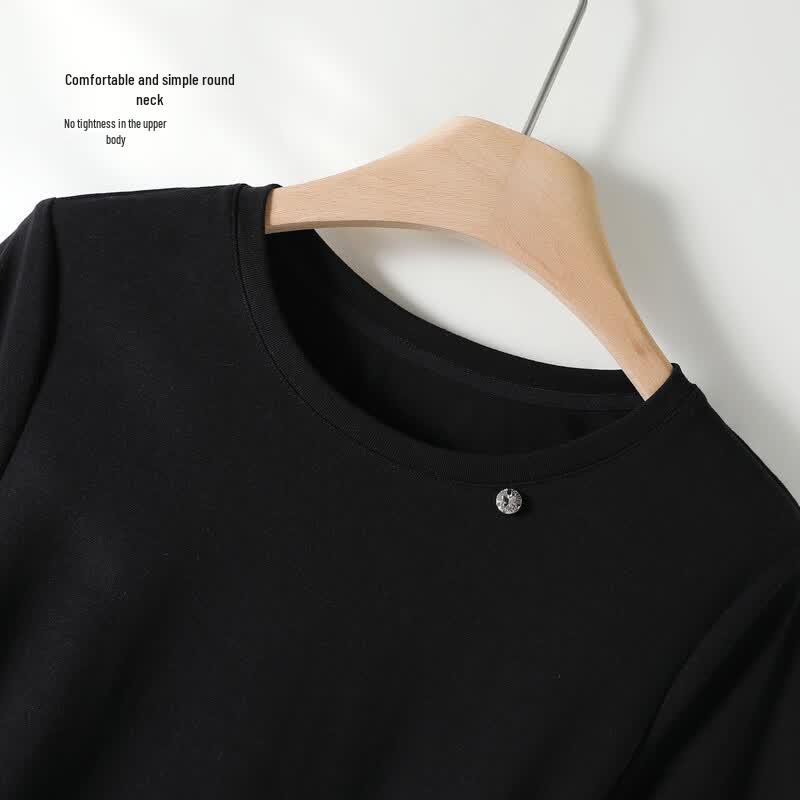 Women's Ruffled Hem Short Sleeve T-Shirt