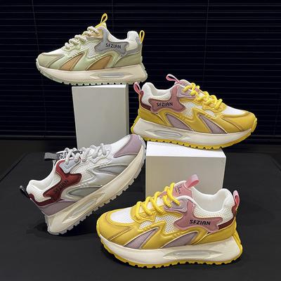 Women‘s Vulcanize Shoes Casual Fashion Ladies Shoes 2024 Spring Autumn Comfort Thick Sole Breathable Sneakers Zapatillas Mujer