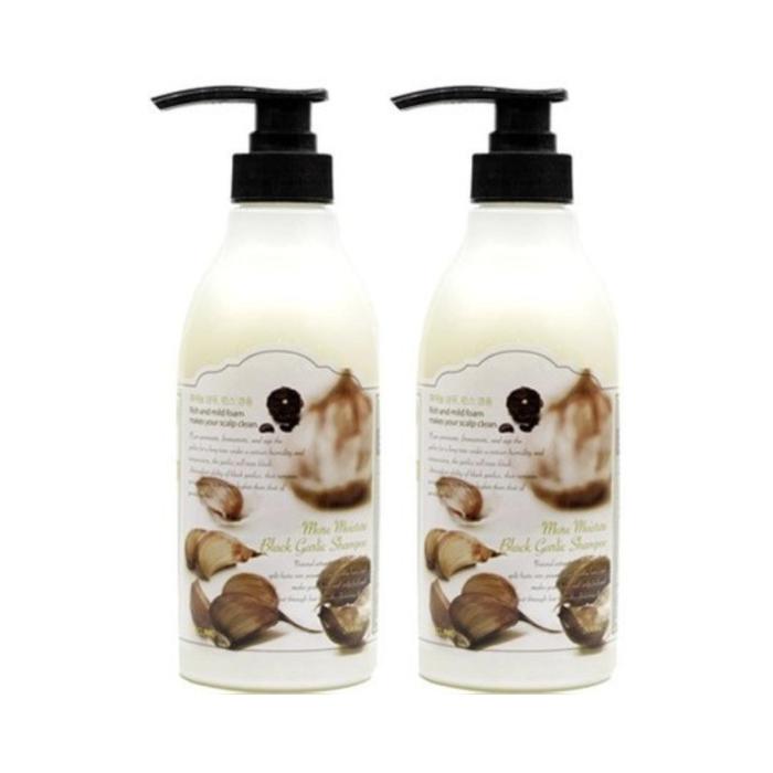 3W CLINIC More Moisture Schwarzer Knoblauch Shampoo & Spülung 2-in-1 500ml (3 Optionen) #500ml x 2pcs