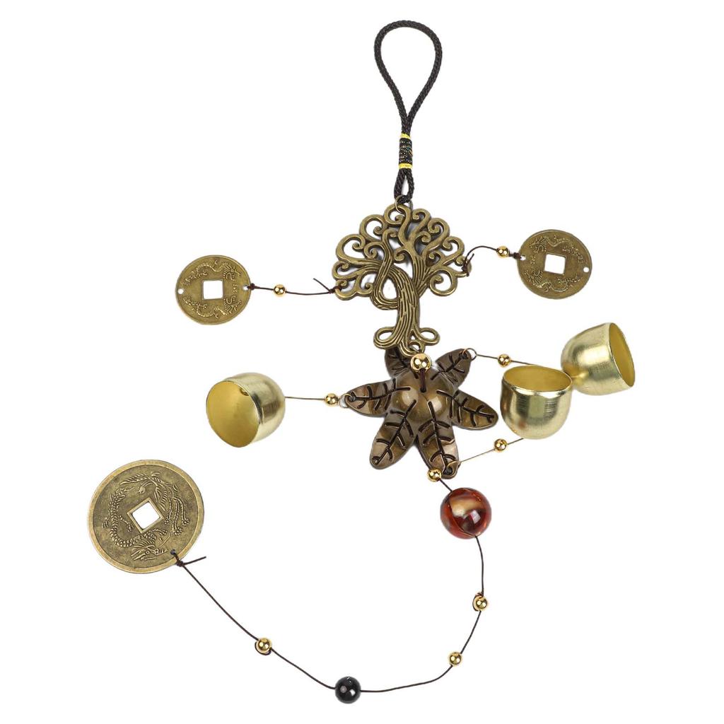 Copper Alloy Wind Chimes Wind Chimes Diameter 8.0cm Fittings High Quality Home Decoration Replacement 45cm New Door Decoration