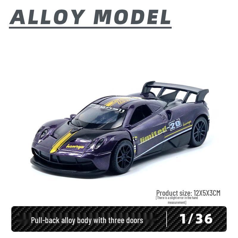 Bagged Alloy Model Sporting Car Ornament - Boys' Toy Gift