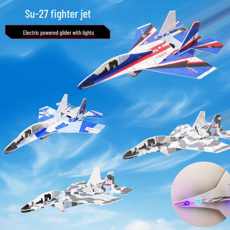 Electric USB-Charged Shockproof Foam Glider Airplane