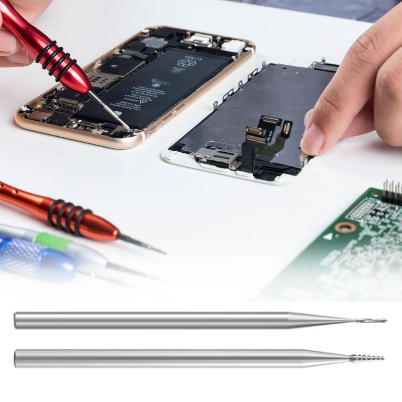 Alloy Extraction Bit For Electronics Maintenance Efficiently Removes Damaged Screws From Smartphone And Tablets