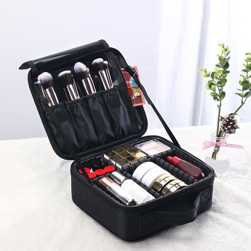 Large Capacity Makeup Case Hand-Held Crossbody Toolbox For Makeup Nail Art Services