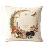 Halloween Throw Cover Retro Moon Print Single-Sided Short Plush 4545 cm