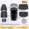 For Xpeng P7+ 2024-2026 Car Skylight Sunshade Sun Pad Side Heat Protection Privacy Camping Without Light Transmission