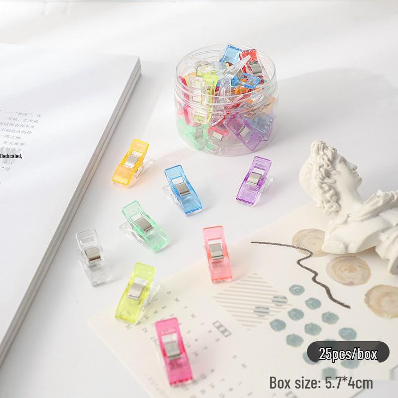 27*10mm DIY Colored Sewing Positioning Clips - Plastic Edge Binding Quilting Clips, Hot Selling
