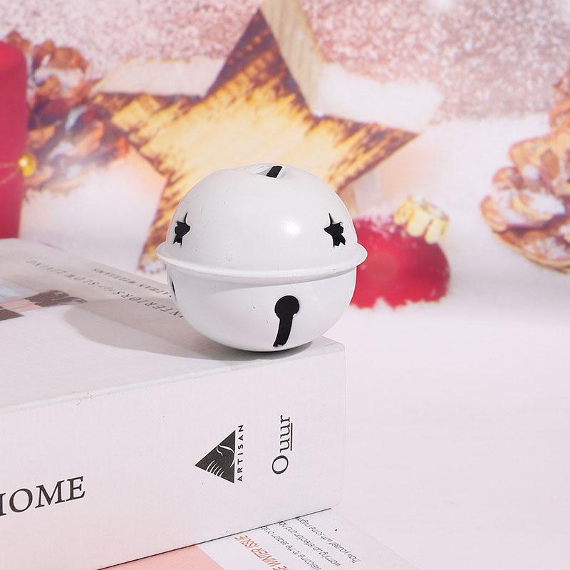 5 st Röda Guld Bjällror Järn Hängen Hängande Julgransprydnader Juldekorationer Fest DIY Hantverkstillbehör