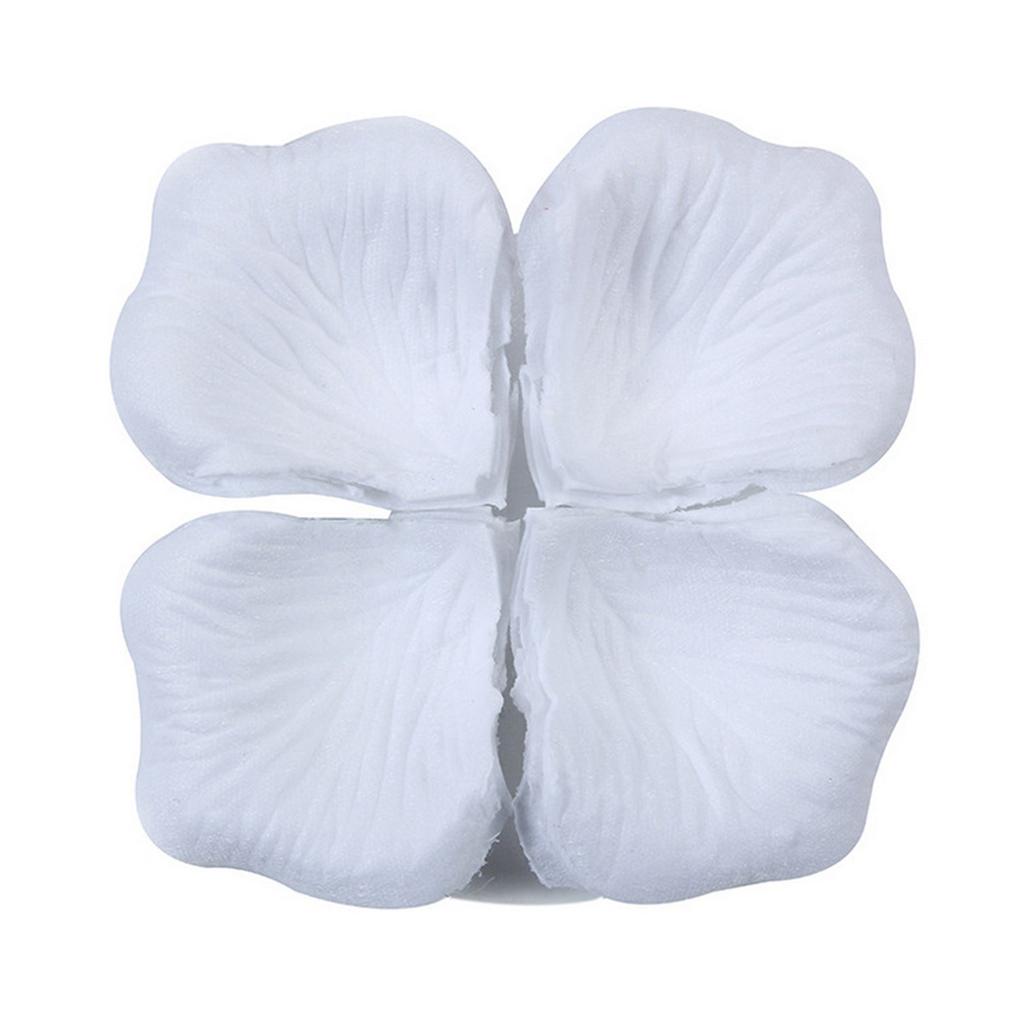 100pcs Reusable Artificial Rose Petals Decoration for Elegant Wedding Arrangement and Romantical Evening Party Setups