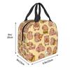 Custom Capybara Insulated Lunch Bag for Women Leakproof Cooler Thermal Lunch Tote Office Picnic Travel