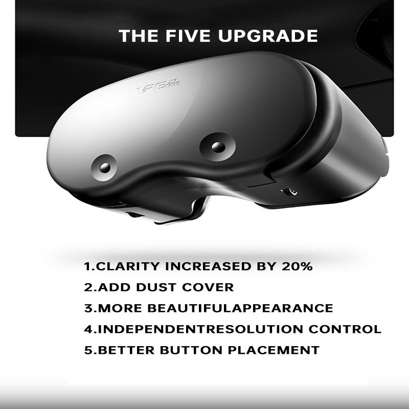 Vrg Pro X7 Virtuale Realität 3D Brillen Box Stereo Helm mit Fernbedienung für iOS Android VR Brillen Smartphone VR Brille