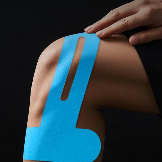 Precut Kinesiology Knee Tape Knee Pain Relief Ligament Support Stability Elastic Breathable Athletic Kinetic Knee Ankle Muscle Strip Patch