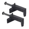 2 Pcs Brick Line Runner 9 To 12cm Clamping Engineering Plastic Wire Drawer Bricklaying Tool with Anti Slip Pad