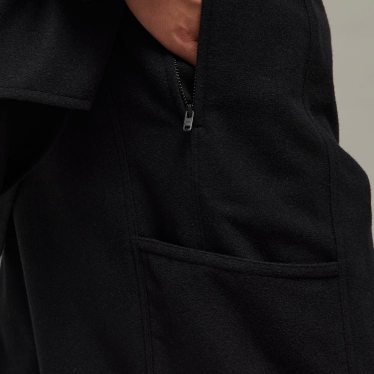 Y-3 Camicia a maniche lunghe in flanella Nera Unisex Pantaloni IL2152