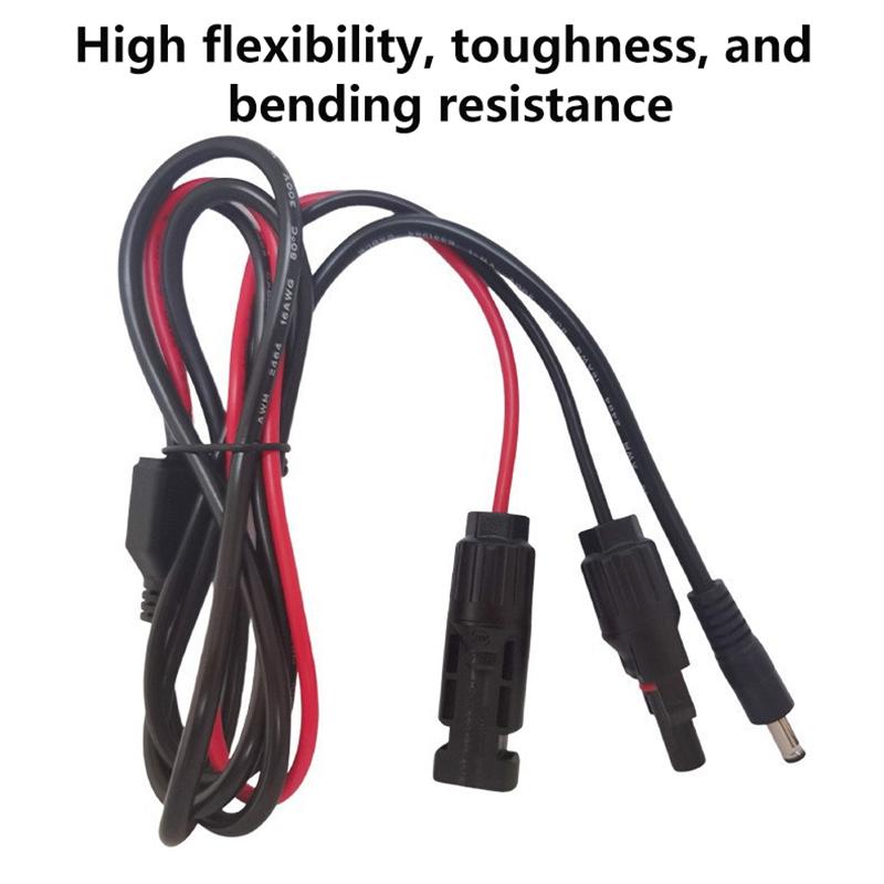Mc4 To Dc 5521 Adapter 1.5M Extend Output Cable For Solar Panel Power Connector For Motor Home For Yacht