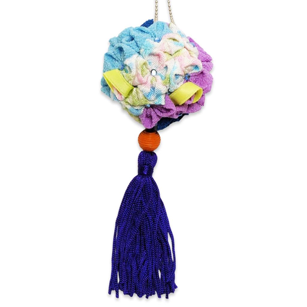 Koyama Tsumami Zaiku Handmade Flower Kimono Japanese Kimono Japanese Hanging Doll Craft Craft 5004002 Kit, Charm, Hydrangea, Chirimen, Fabric, Sewing,